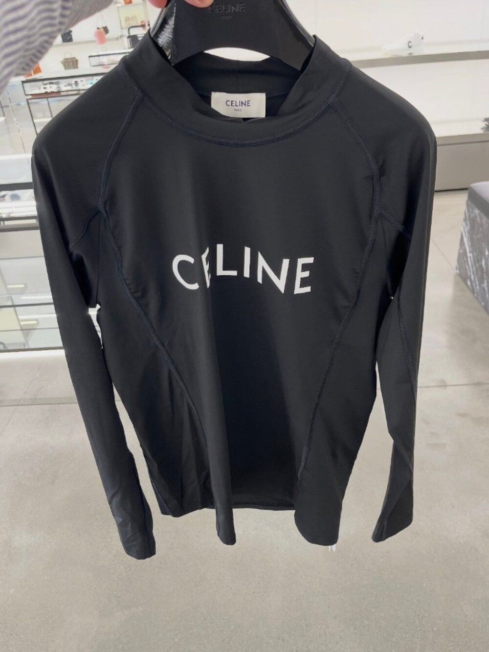 CELINE SURF T-SHIRT IN LYCRA NEW